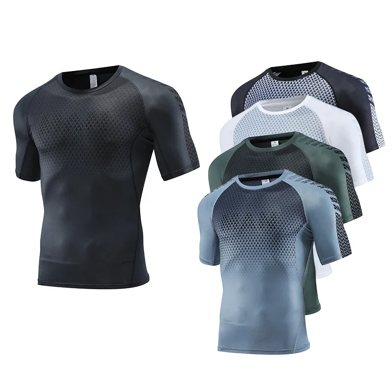 Rash Guard - Męski top sportowy do koszulki fitness