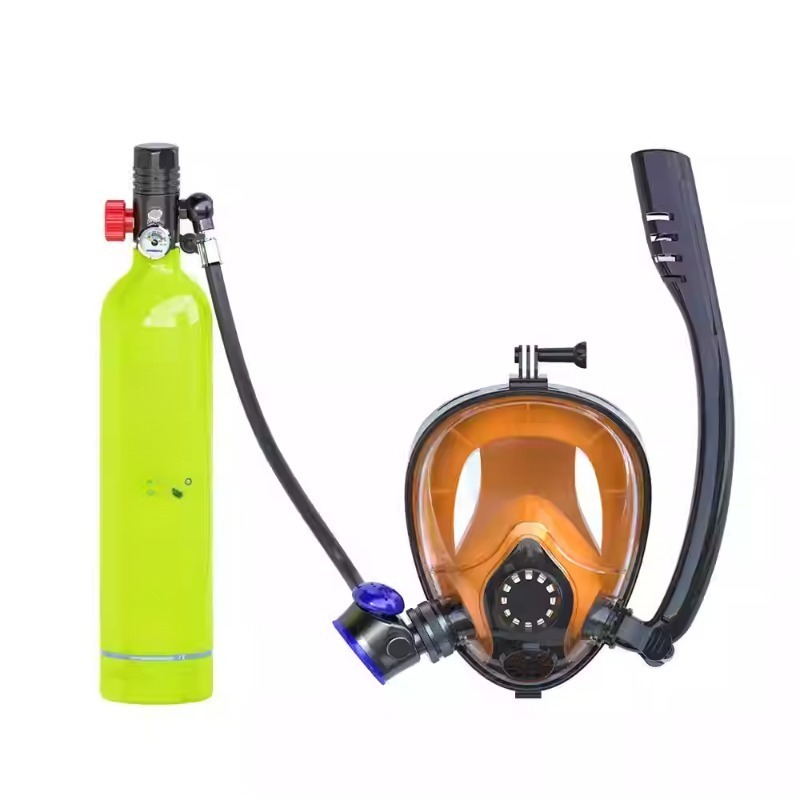 Snorkel Set - Kompletny zestaw do nurkowania: maska, fajka,
