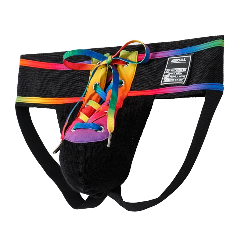 Wetsuit Men - Męskie majtki Jockstrap z otwartym przodem,
