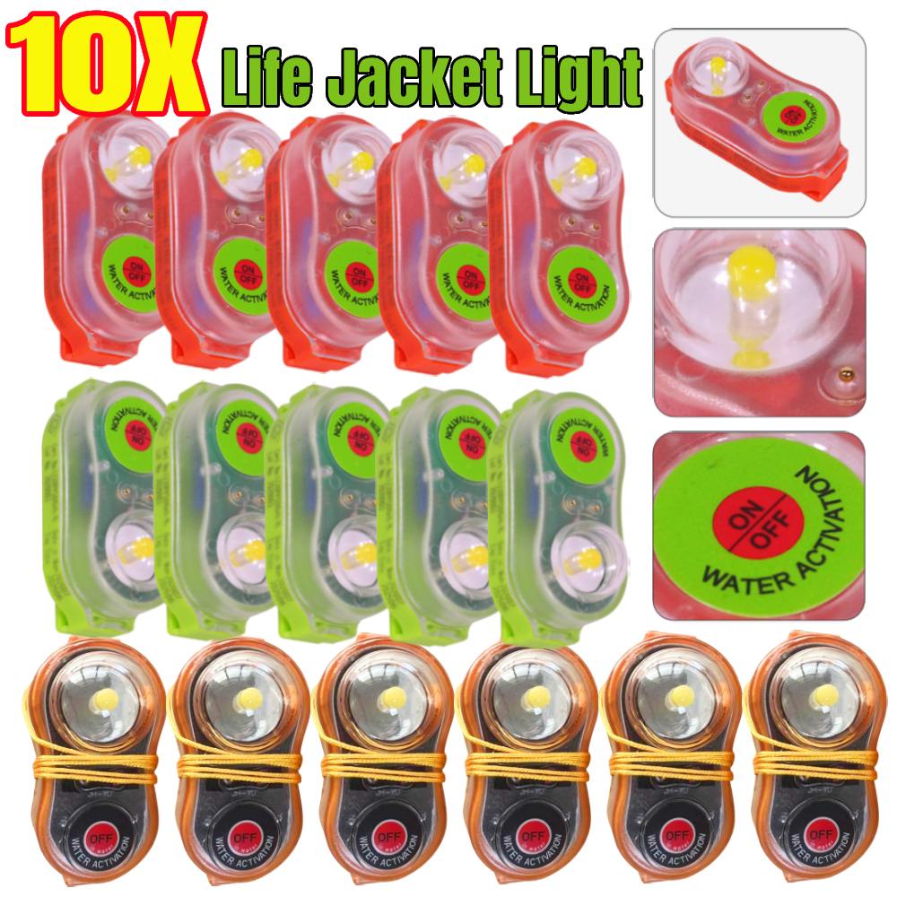 Life Jacket - 1-10 szt. Litowa lampa LED na