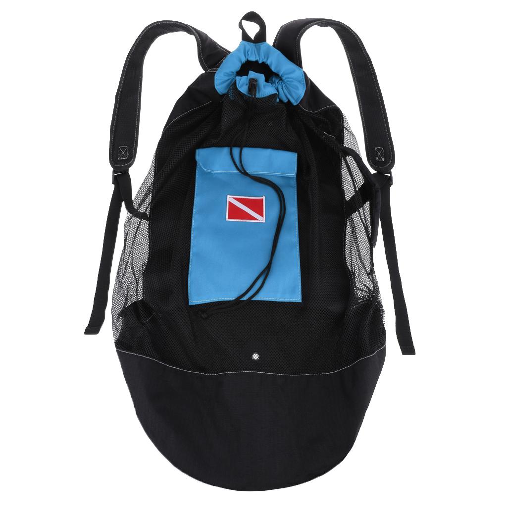 Snorkeling Gear - Plecak siatkowy do nurkowania 80L, duża