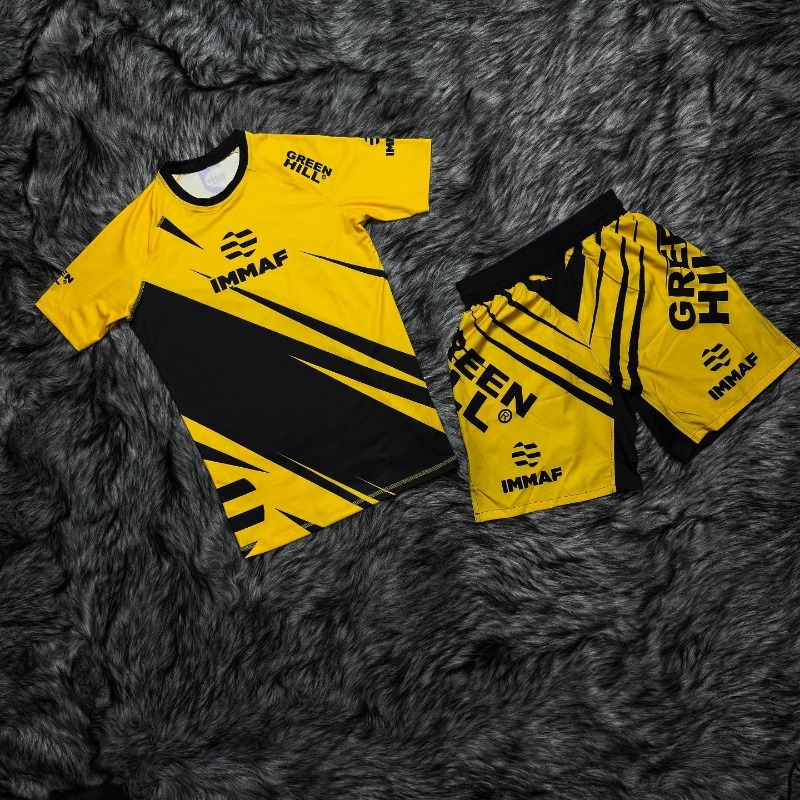 Rash Guard - Nowy zestaw sportowy IMMAF 2026 męski