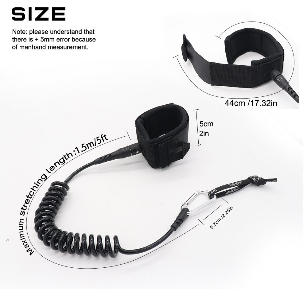 UICE 5FT 5MM Linka do deski su – Surfboard Leash recenzja i cena