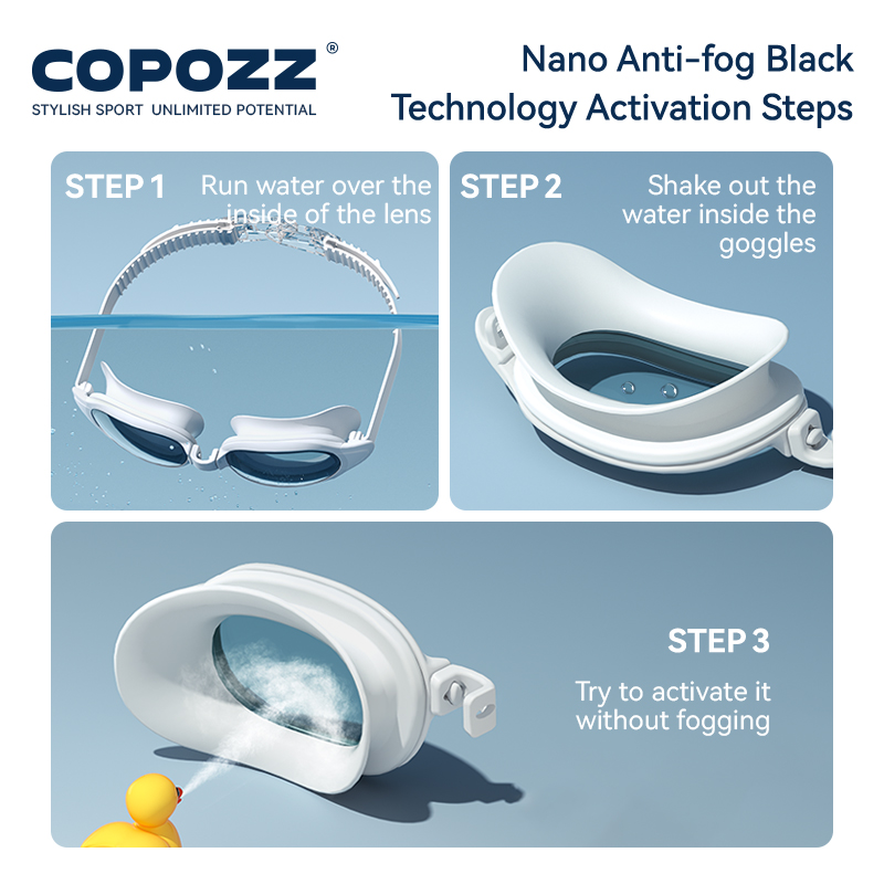 Okulary pływackie COPOZZ dla k – Goggles Swim recenzja i cena