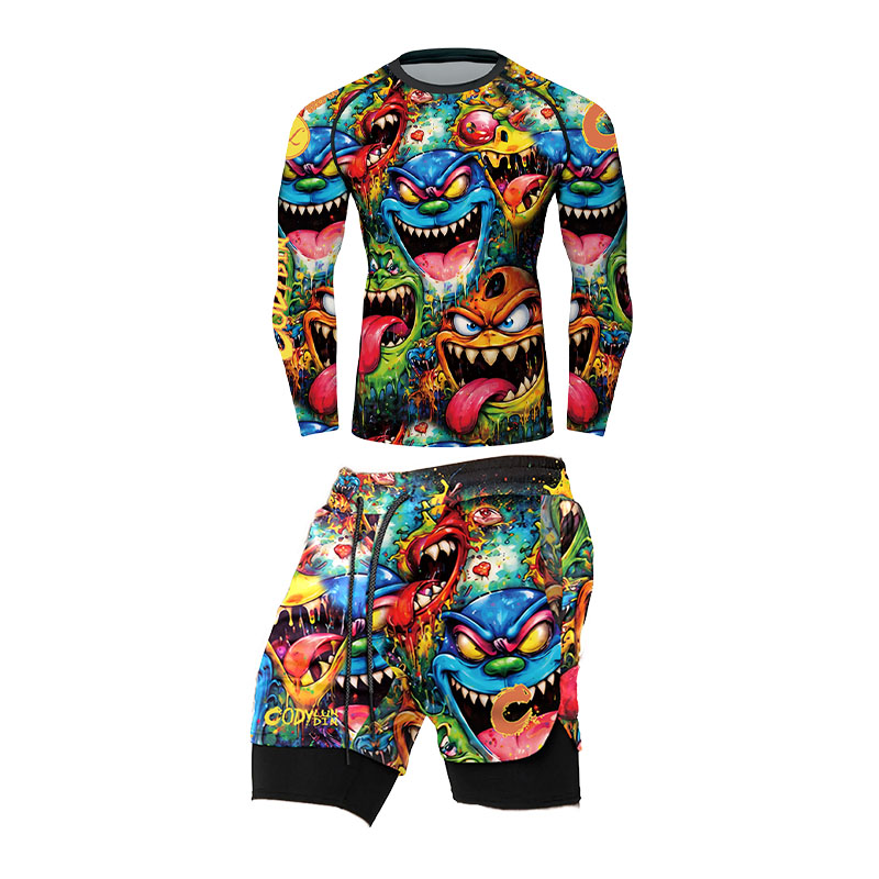 Męska koszulka kompresyjna z d – Rash Guard recenzja i cena