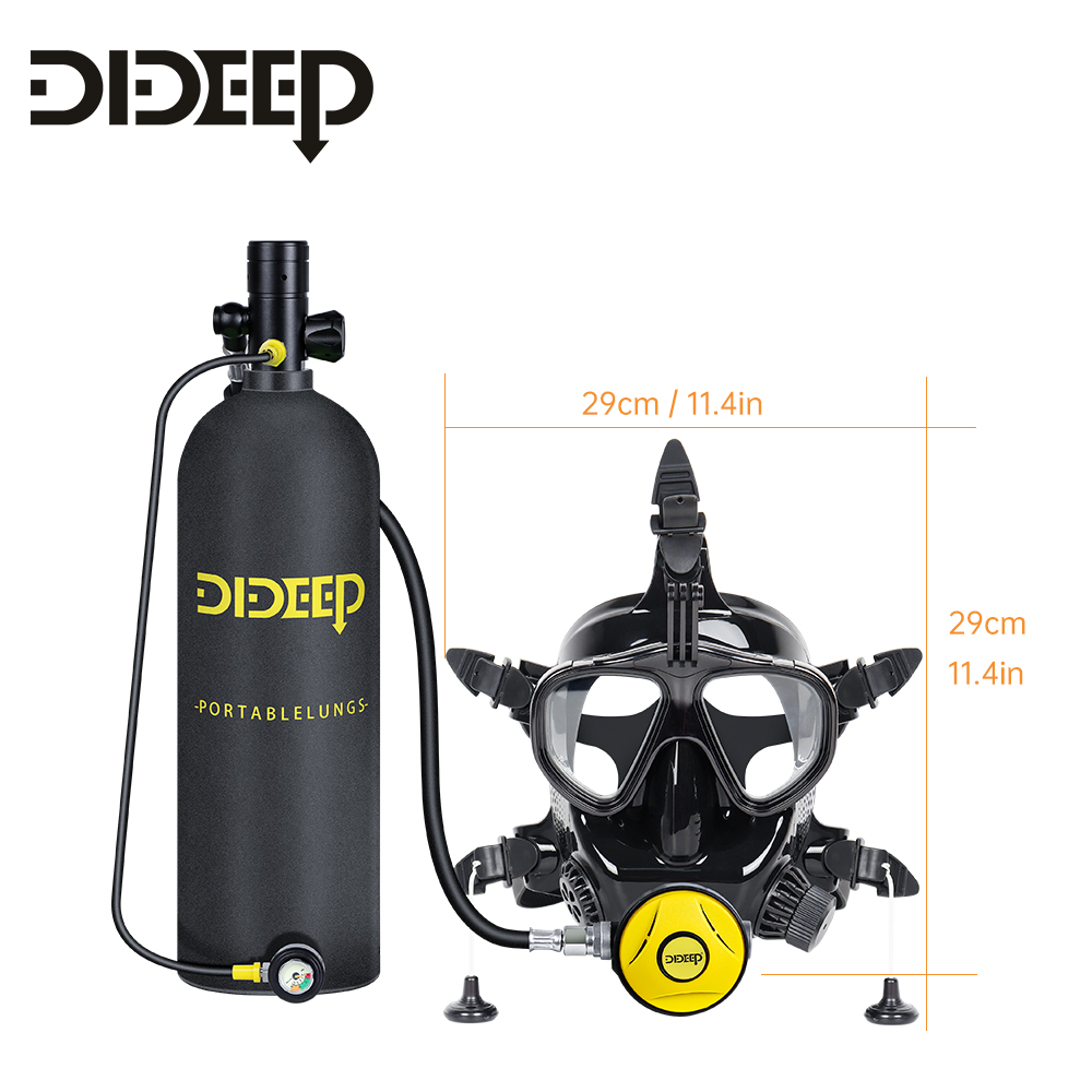 DIDEEP CE DOT 1L Podwodny Zbio – Diving Mask recenzja i cena