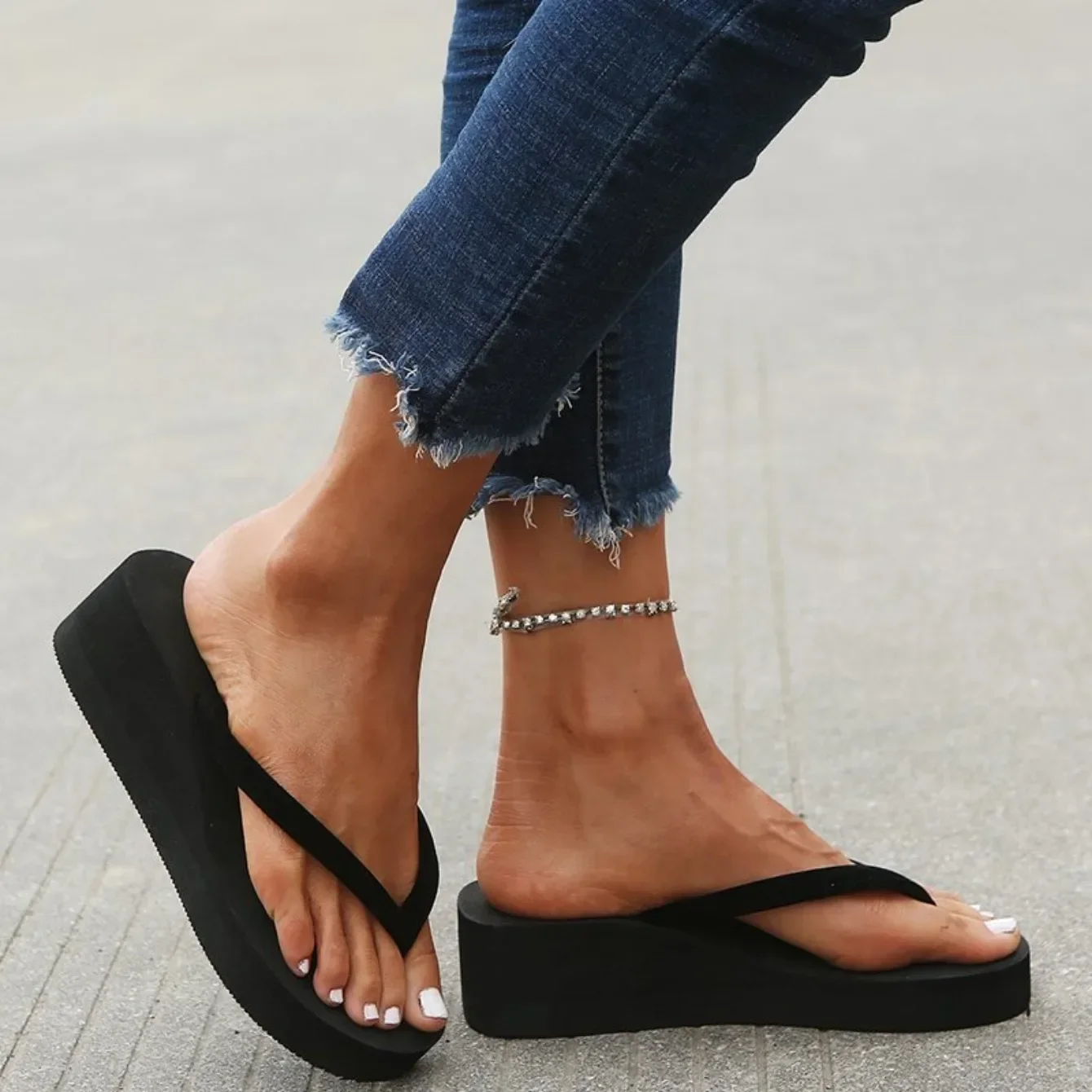 Klapki Letnie Damskie Koturny  – Water Shoes recenzja i cena