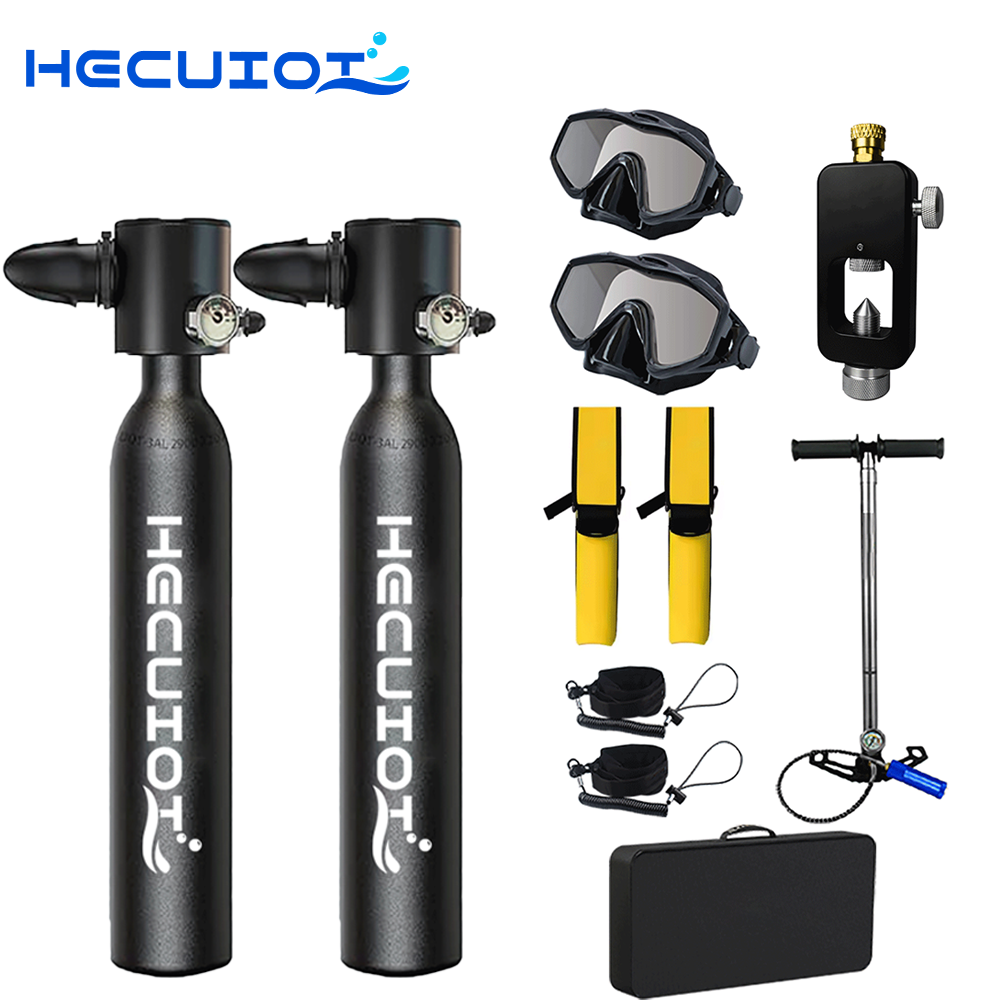HECUIOI Mini zbiornik do nurko – Snorkel Set recenzja i cena
