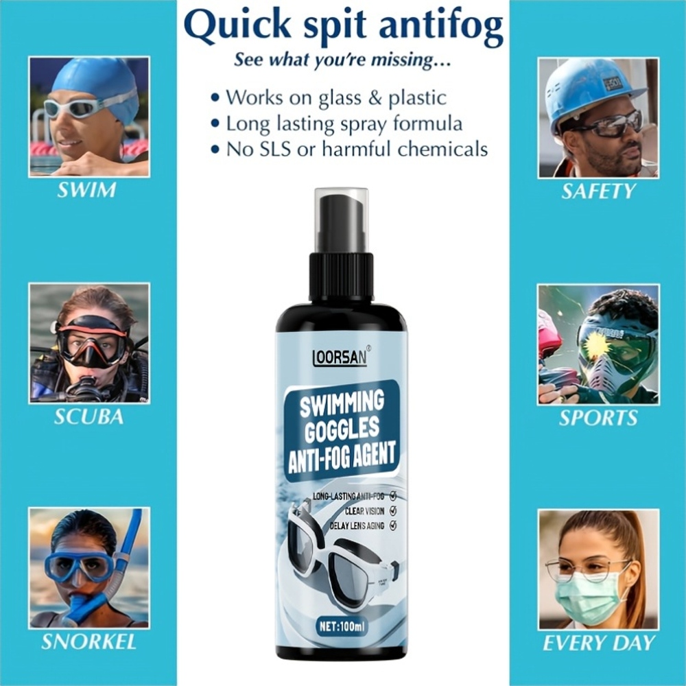 LOORSAN 100ML Spray Przeciwmgi – Goggles Swim recenzja i cena