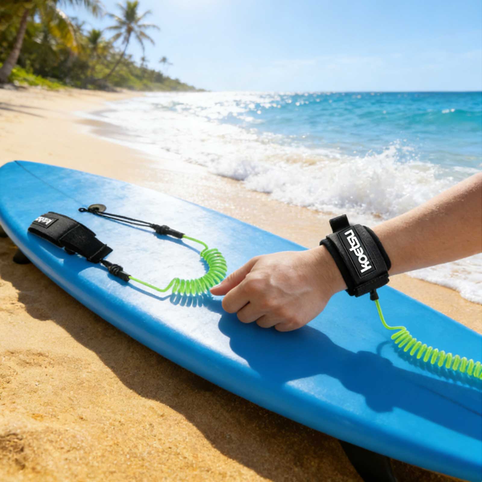 Smycz do deski SUP z materiału – Surfboard Leash recenzja i cena